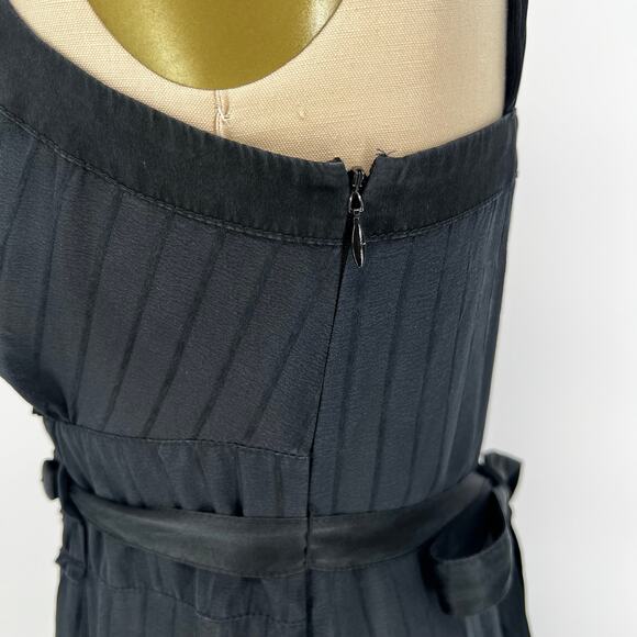 Vintage Marc Jacobs Silk Pin-Striped Belted Dress Womens size 8 FW 2005 - Picture 6 of 11
